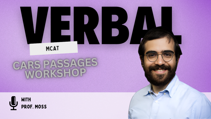 Crack the MCAT CARS Section: Proven Strategies with Prof. Moss