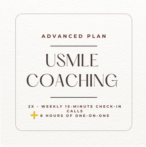 Advanced Plan |  USMLE Coaching