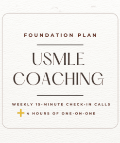 Foundation Plan |  USMLE Coaching