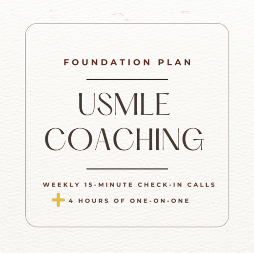 Foundation Plan |  USMLE Coaching