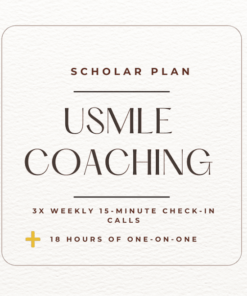 Scholar Plan |  USMLE Coaching
